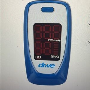 Drive Medical Fingertip Pulse Oximeter with LED Display & Low Power Consumption